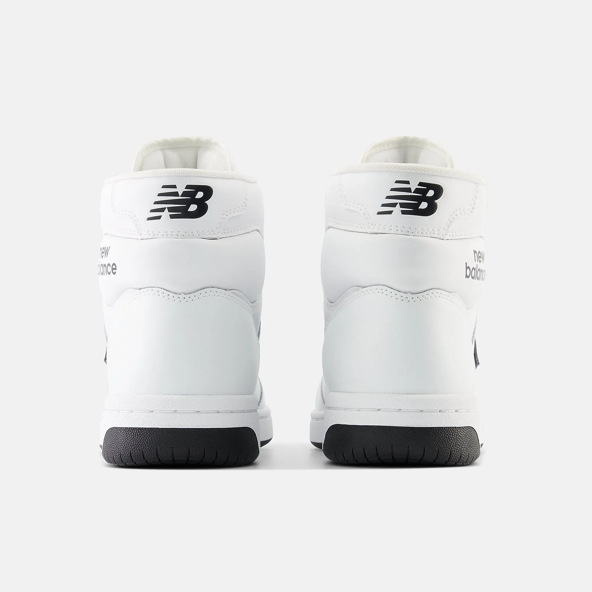 New Balance Mens Basket Ball Fashion High Top Trainers - White / Black