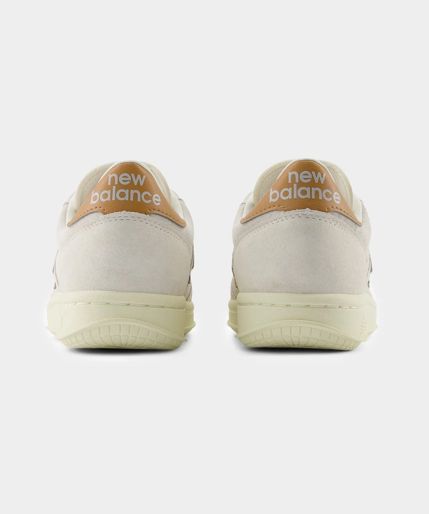 New Balance T500 Court in White   Tan