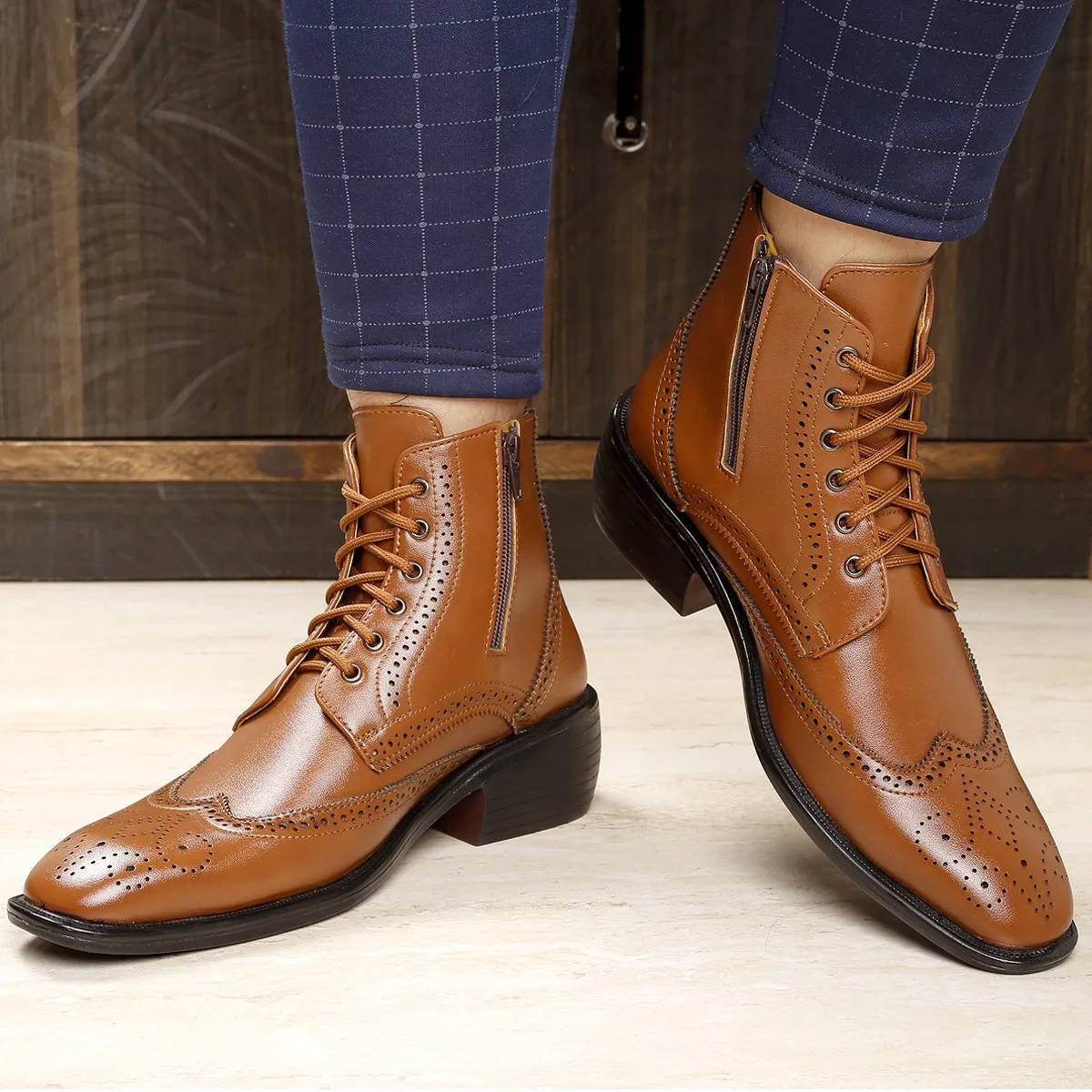 New Stylish And Comfortable Formal Office Wear Height Increasing Boots