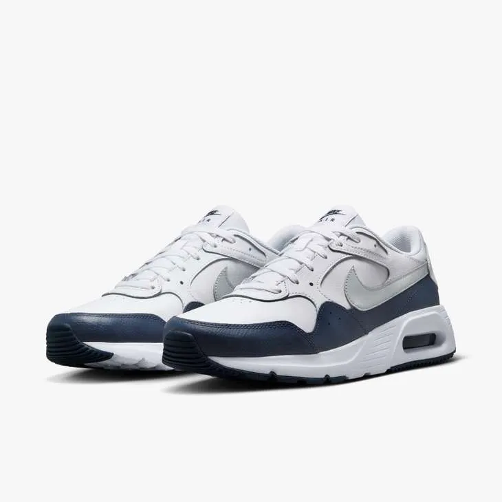 Nike Air Max SC Leather White Navy Men's