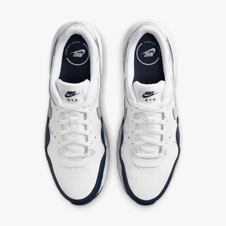 Nike Air Max SC Leather White Navy Men's