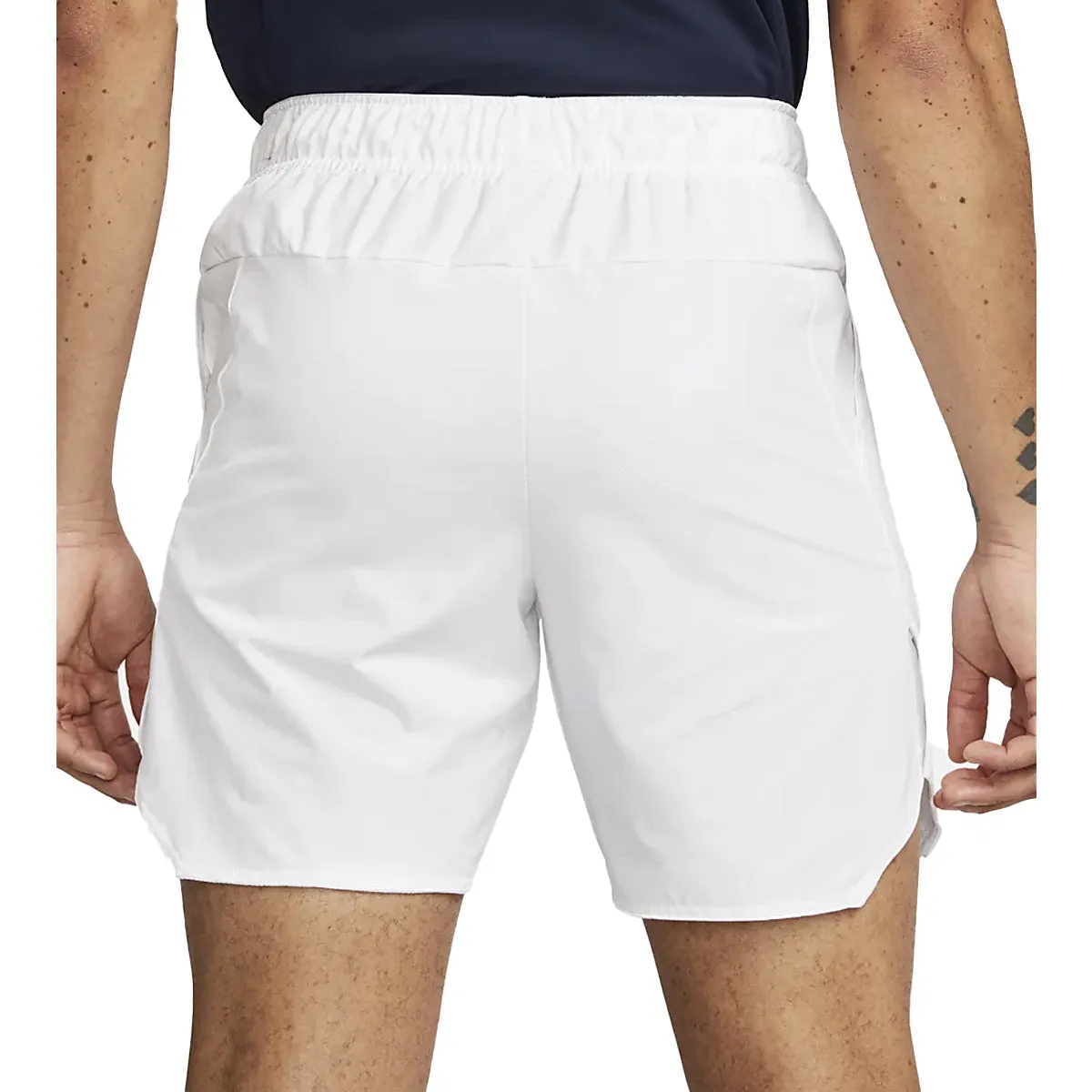 Nike Dri-Fit Advantage 7" Short (Men's) - White/Black