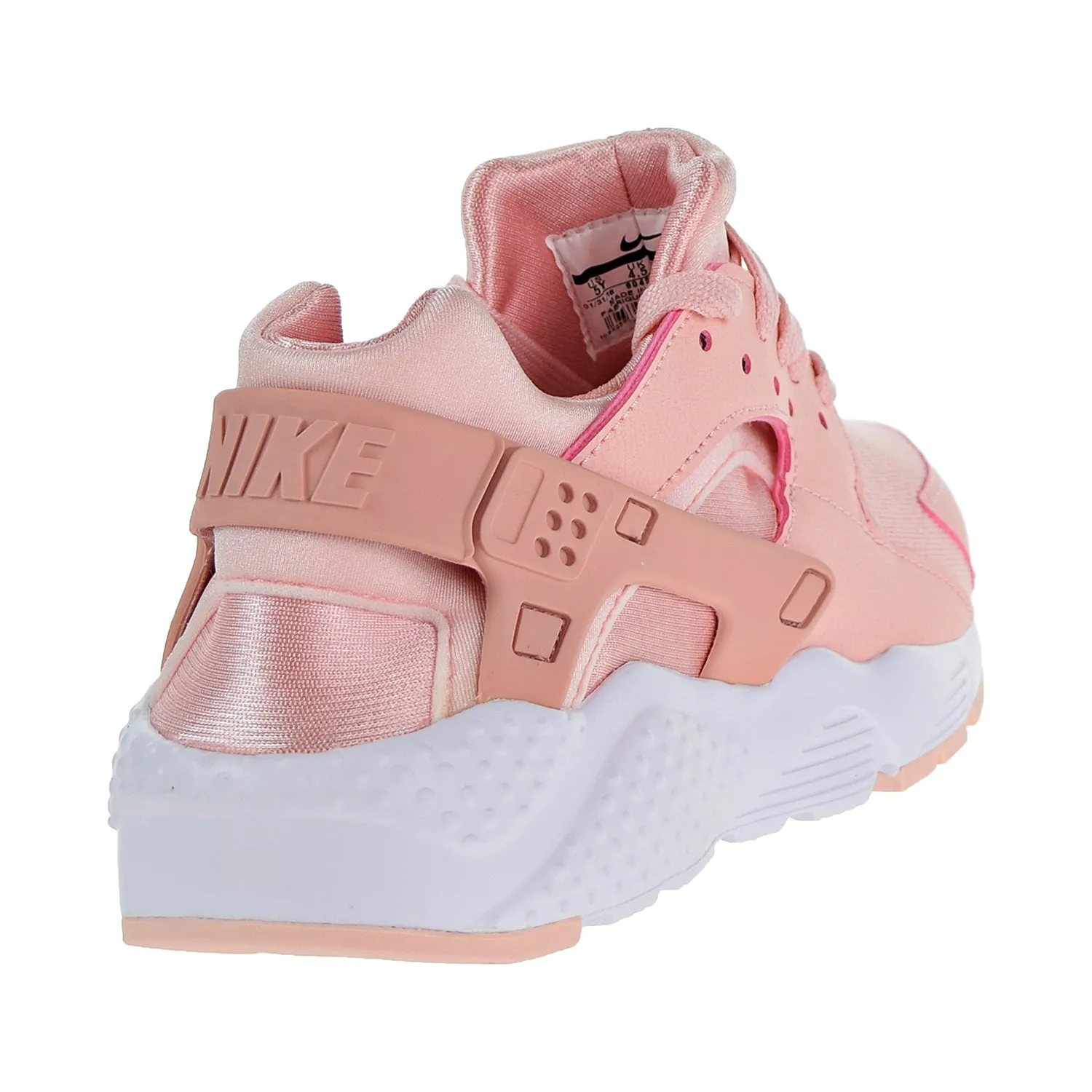 Nike Huarache Run SE Big Kids Shoes Storm Pink/Rust Pink/White