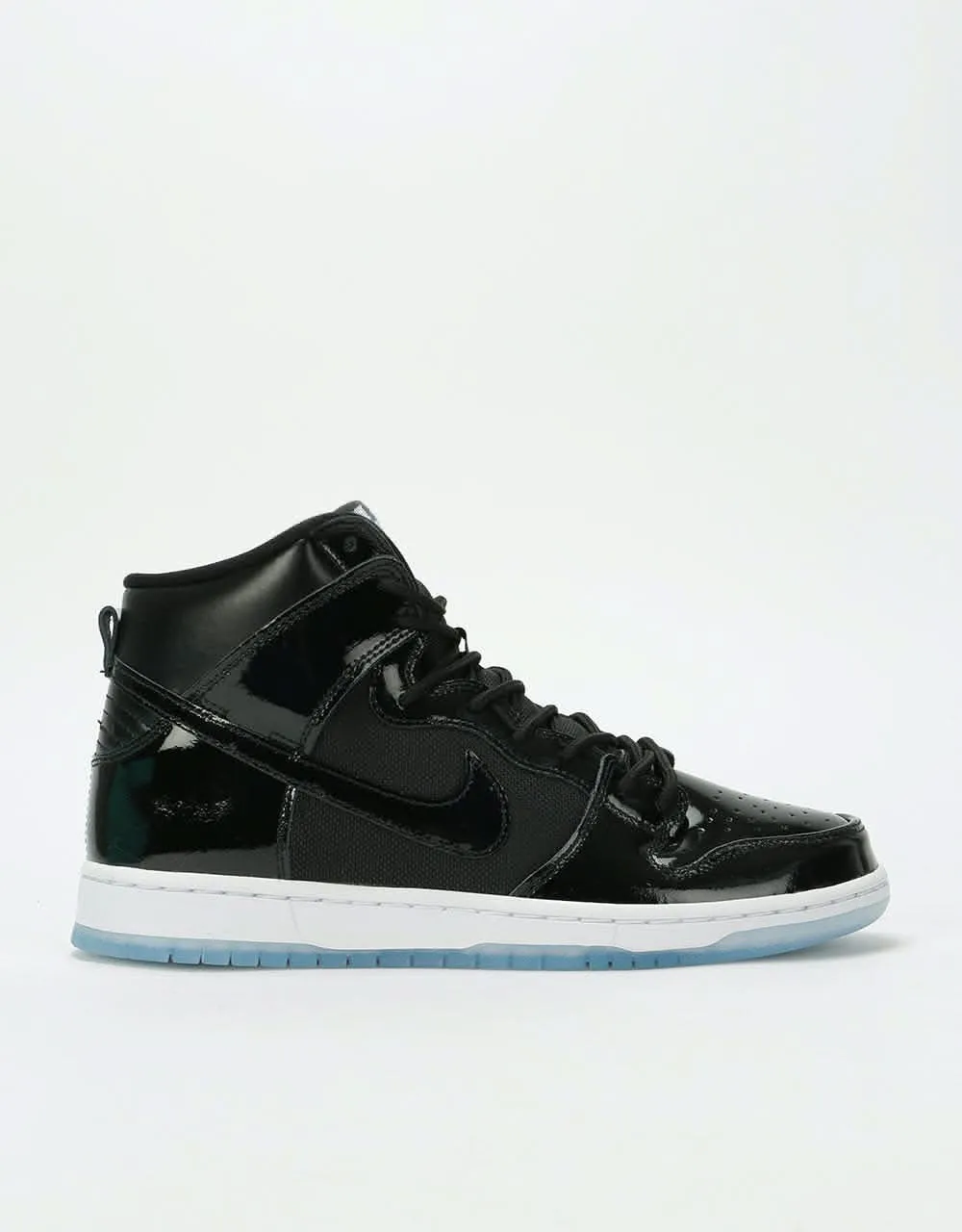 Nike SB Dunk High Pro Skate Shoes - Black/Black-White-Varsity Royal