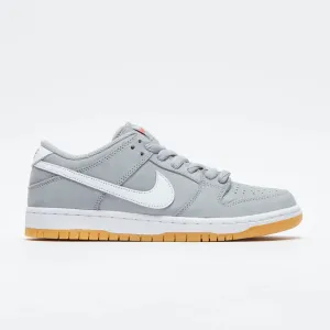 Nike SB - Dunk Low Pro ISO Shoes (UK ONLY) - Wolf Grey / White