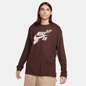 Nike SB "City of Love" Long Sleeve Skate Tee Brown