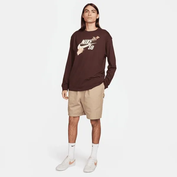 Nike SB "City of Love" Long Sleeve Skate Tee Brown