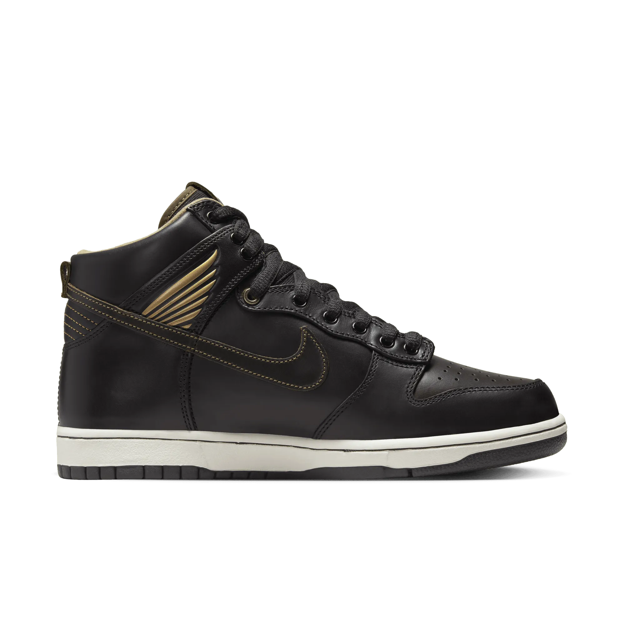 Nike SB X Pawnshop Skate Co. Dunk High OG QS Black/Black-Metallic Gold