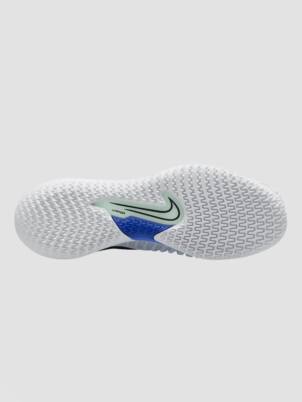 NikeCourt React Vapor NXT - Medium Blue/Black-Doll-Barely Green