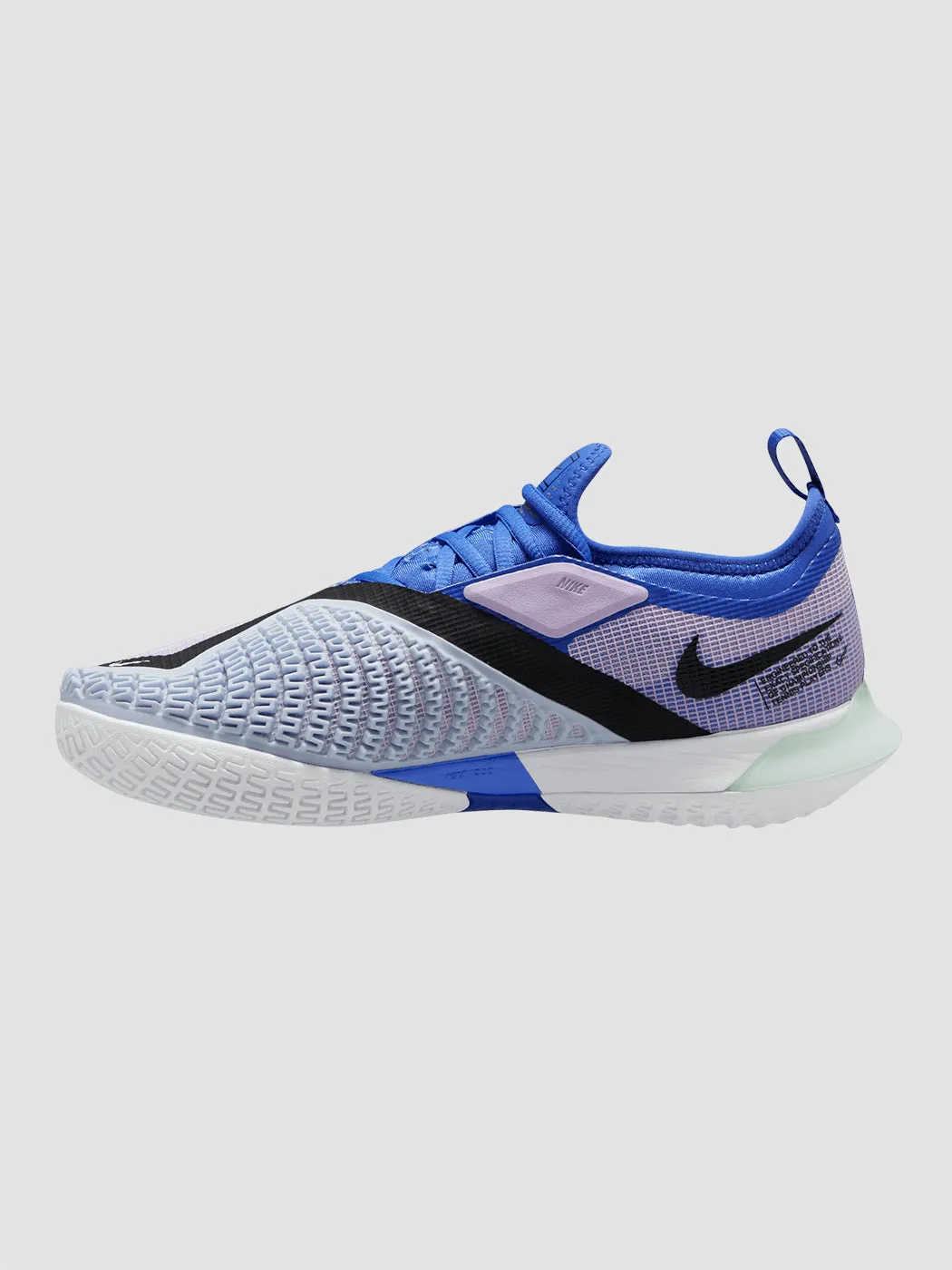 NikeCourt React Vapor NXT - Medium Blue/Black-Doll-Barely Green