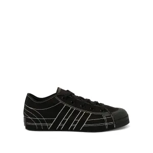 Nizza Low Sneaker in Black/Off White