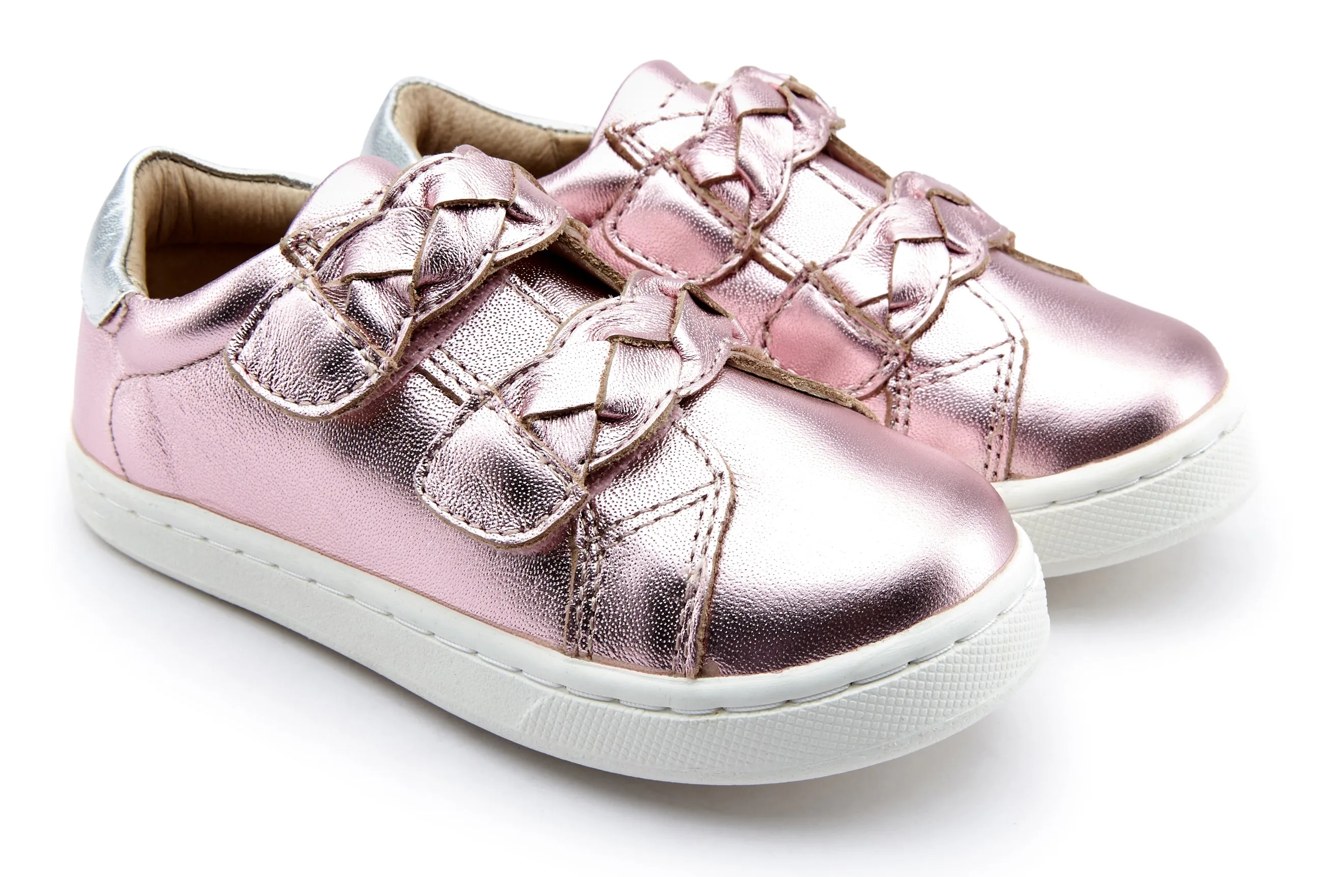 Old Soles Girl's 6134 Plats Shoes, Pink Frost/Silver