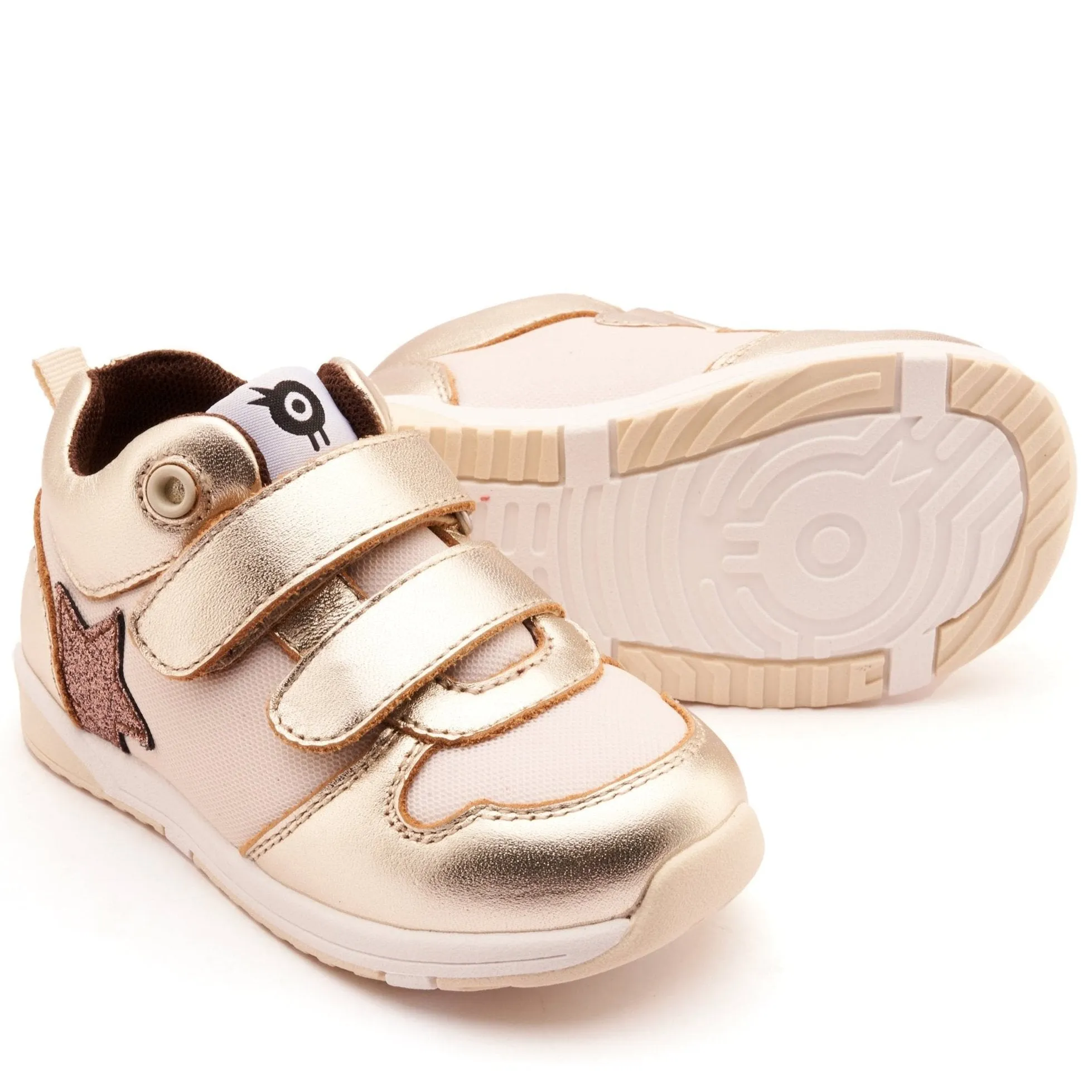 Old Soles Girl's Cefalu Casual Shoes - Titanium / Titanium / Glam Choc