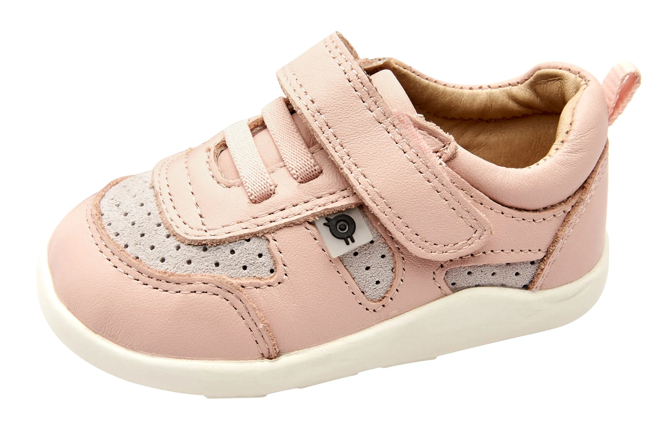 Old Soles Girl's Shizzy Shoes, Powder Pink/Grey Suede