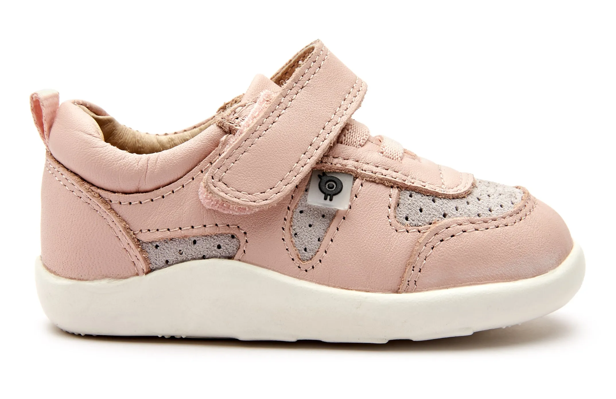 Old Soles Girl's Shizzy Shoes, Powder Pink/Grey Suede