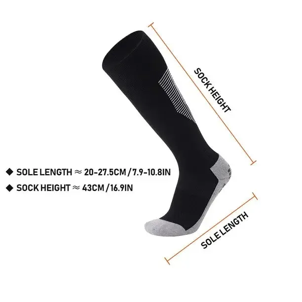 Over Knee Non Slip Cushion Football Socks