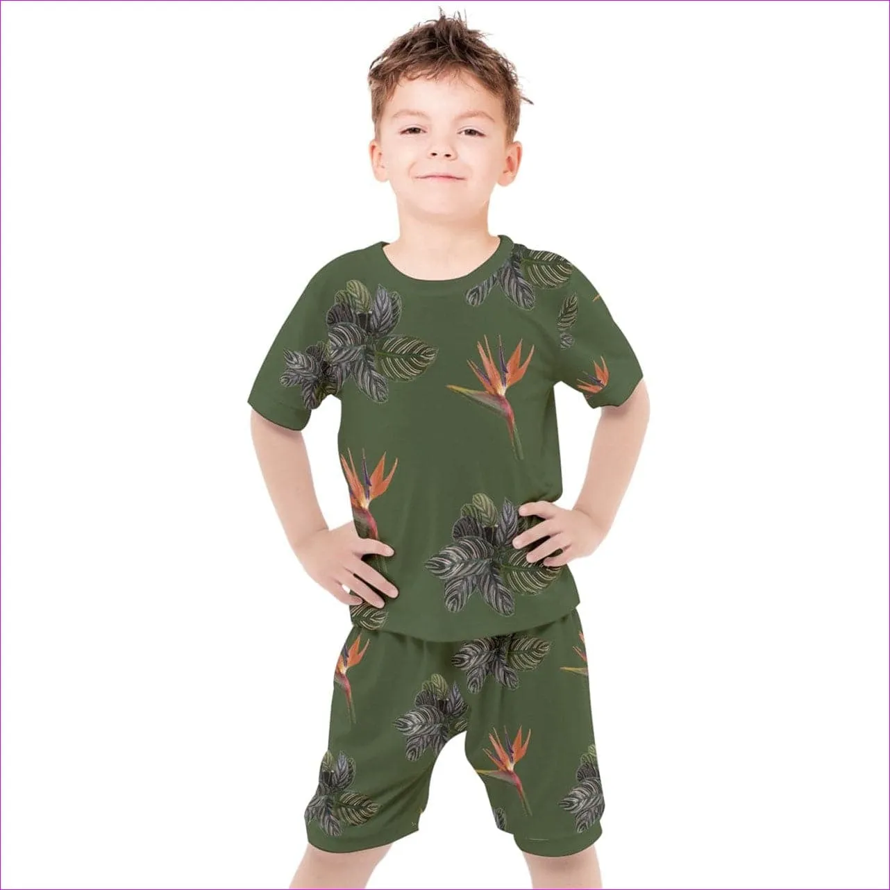 Paradise Kids Tee and Shorts Set