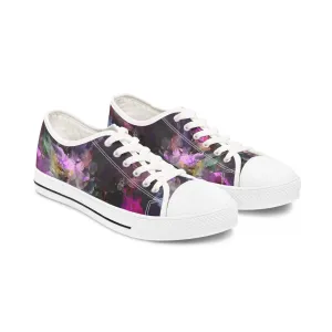 Purple Painting - Inovax Woman's Low Top Sneakers