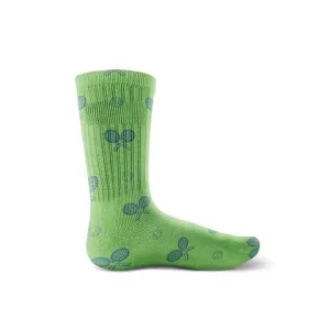 Racquet Inc. Novelty Tennis Dress Socks Green