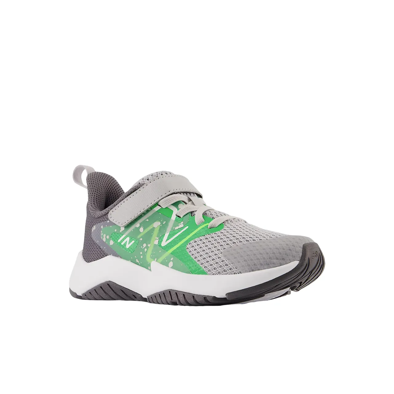 Rave Run v2 Bungee Lace with Top Strap Raincloud Green (10.5c-3Y)