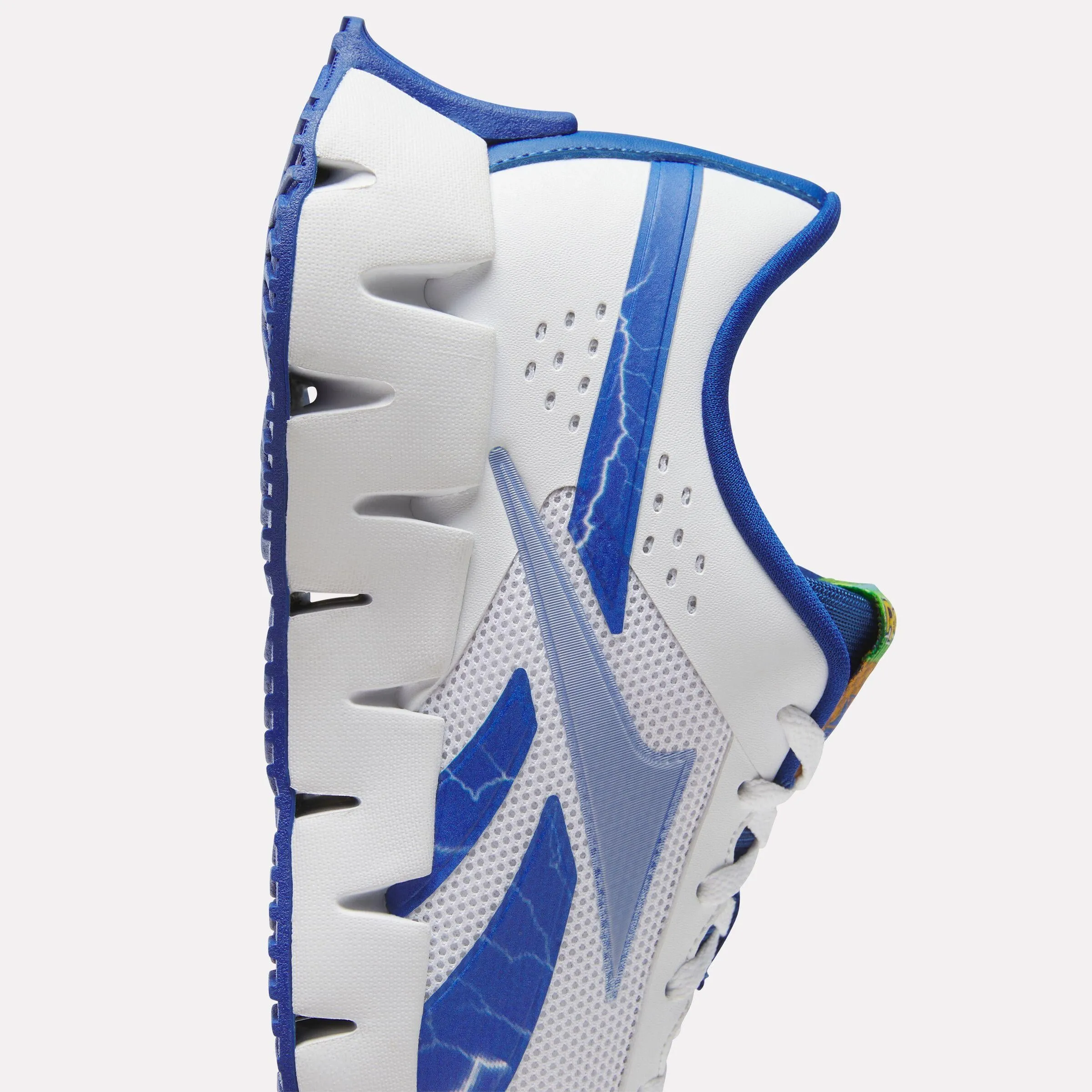 Reebok Footwear Kids Reebok x Sonic Zig Dynamica 2.0 Shoes - Grade School WHITE/BLUE/WHITE