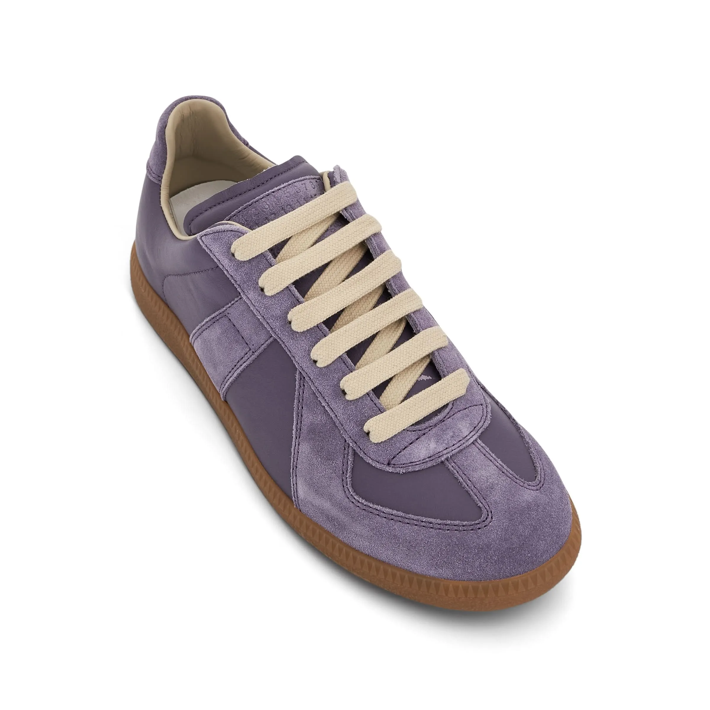 Replica Leather Sneakers in Wisteria