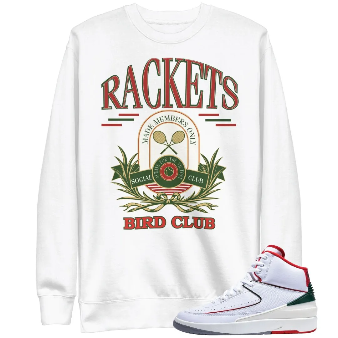 Retro 2 "Origins" Italy Rackets Sweatshirt