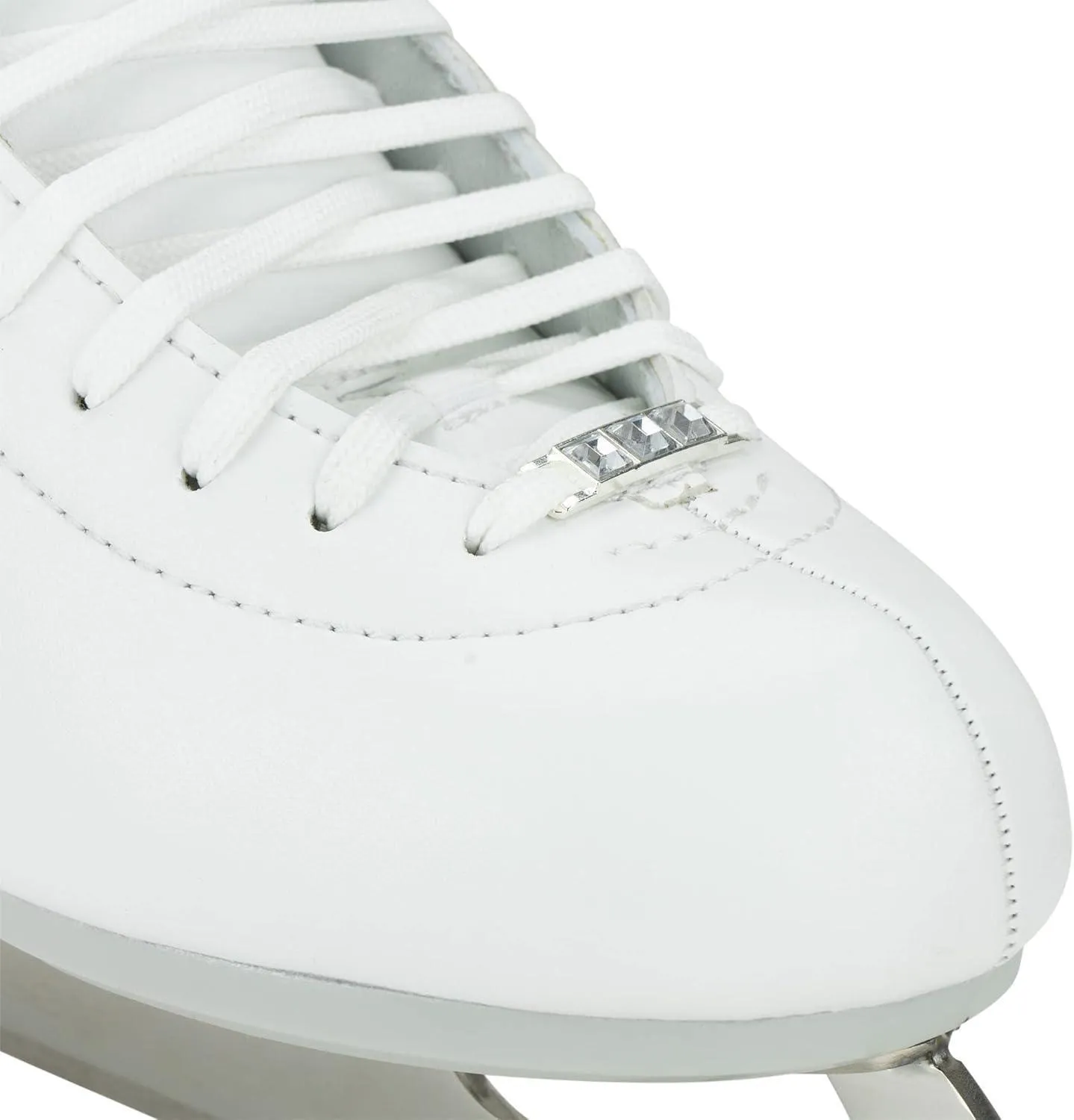 Riedell Crystal Adult Ice Skates - Competitive Figure Ice Skates with Stainless Steel Vesta Blade