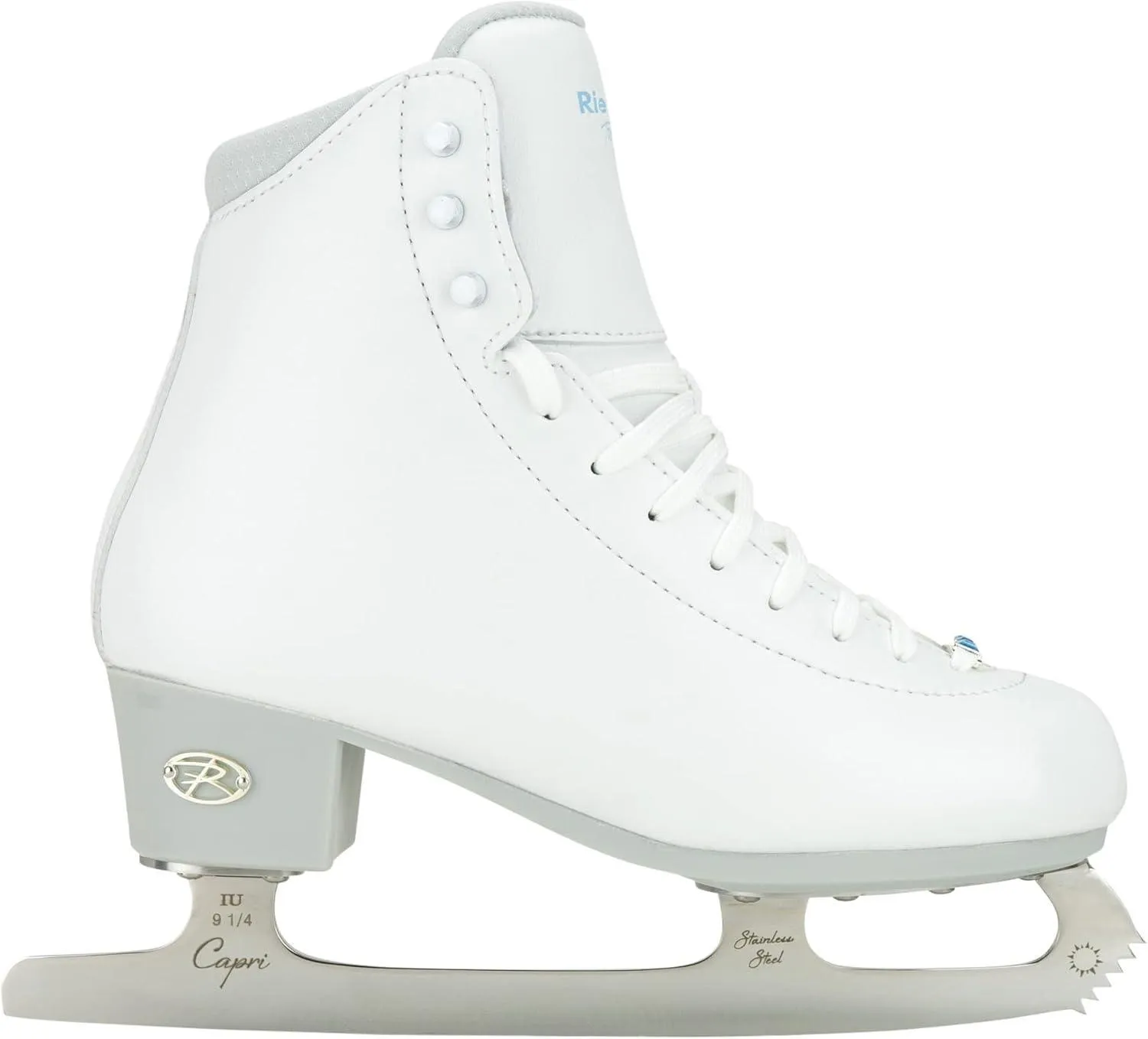 Riedell Topaz Adult Ice Skates - Competitive Figure Ice Skates with Stainless Steel Capri Blade