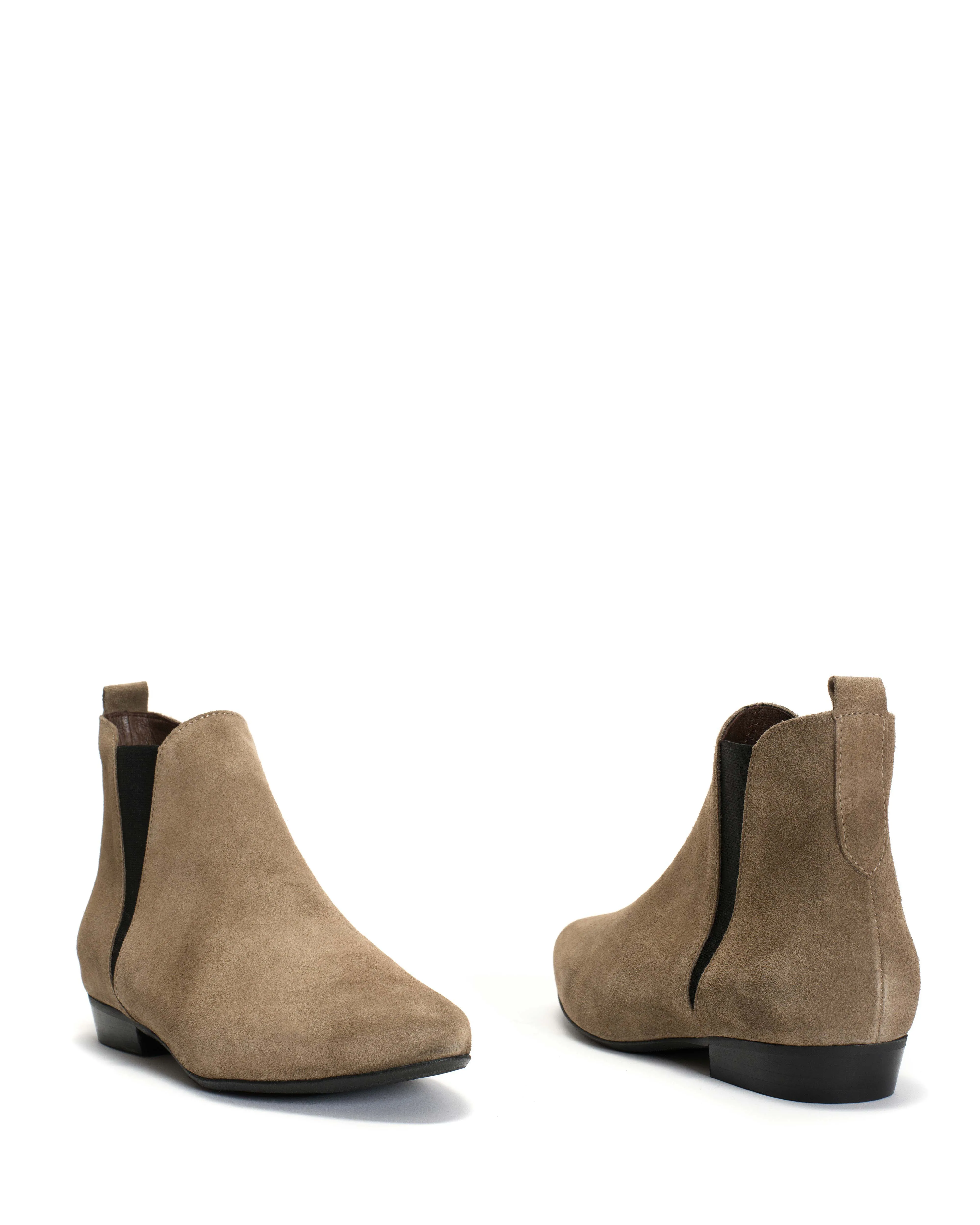 Rita Calf Suede Mushroom