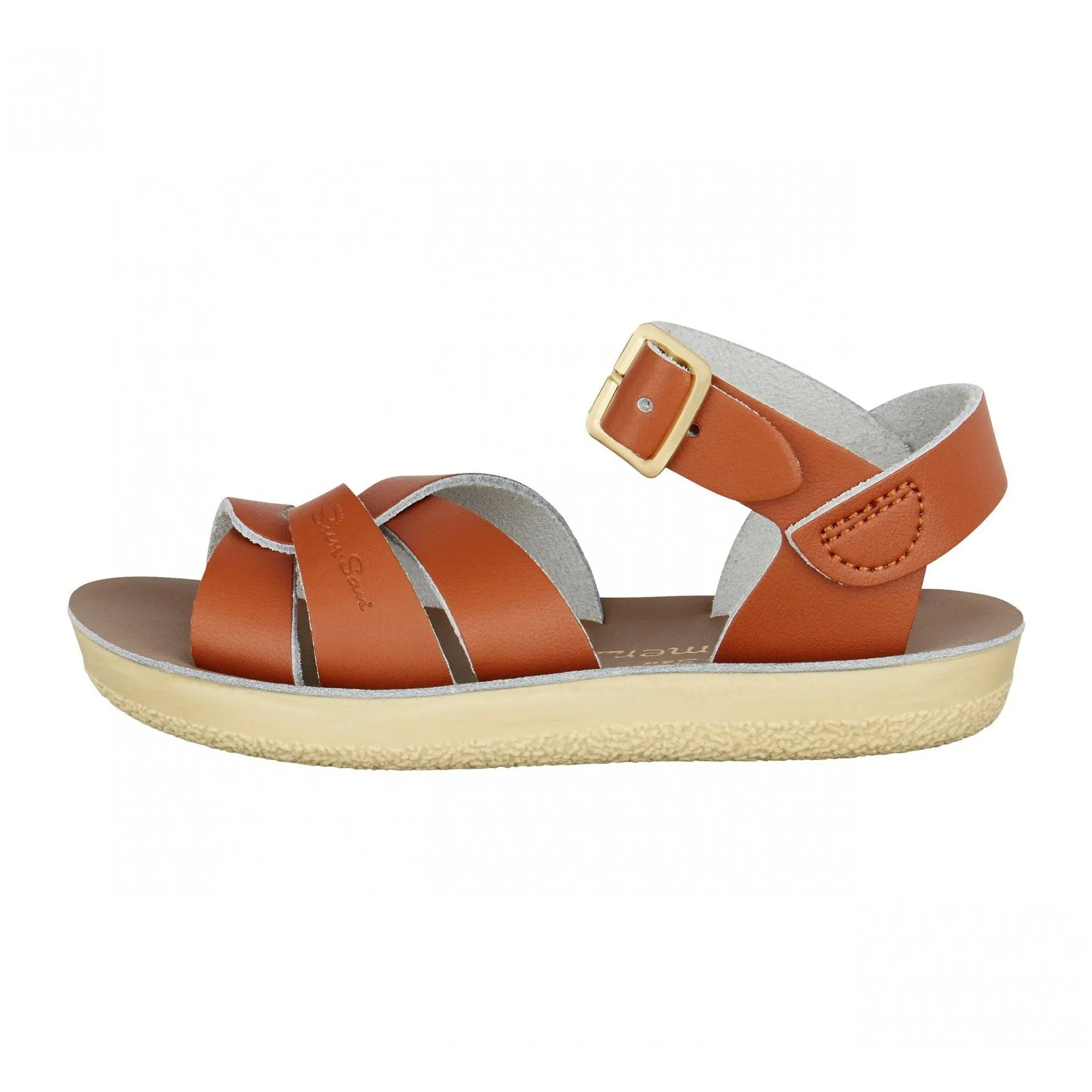 Salt-Water Swimmer Childrens Tan Leather Sandals