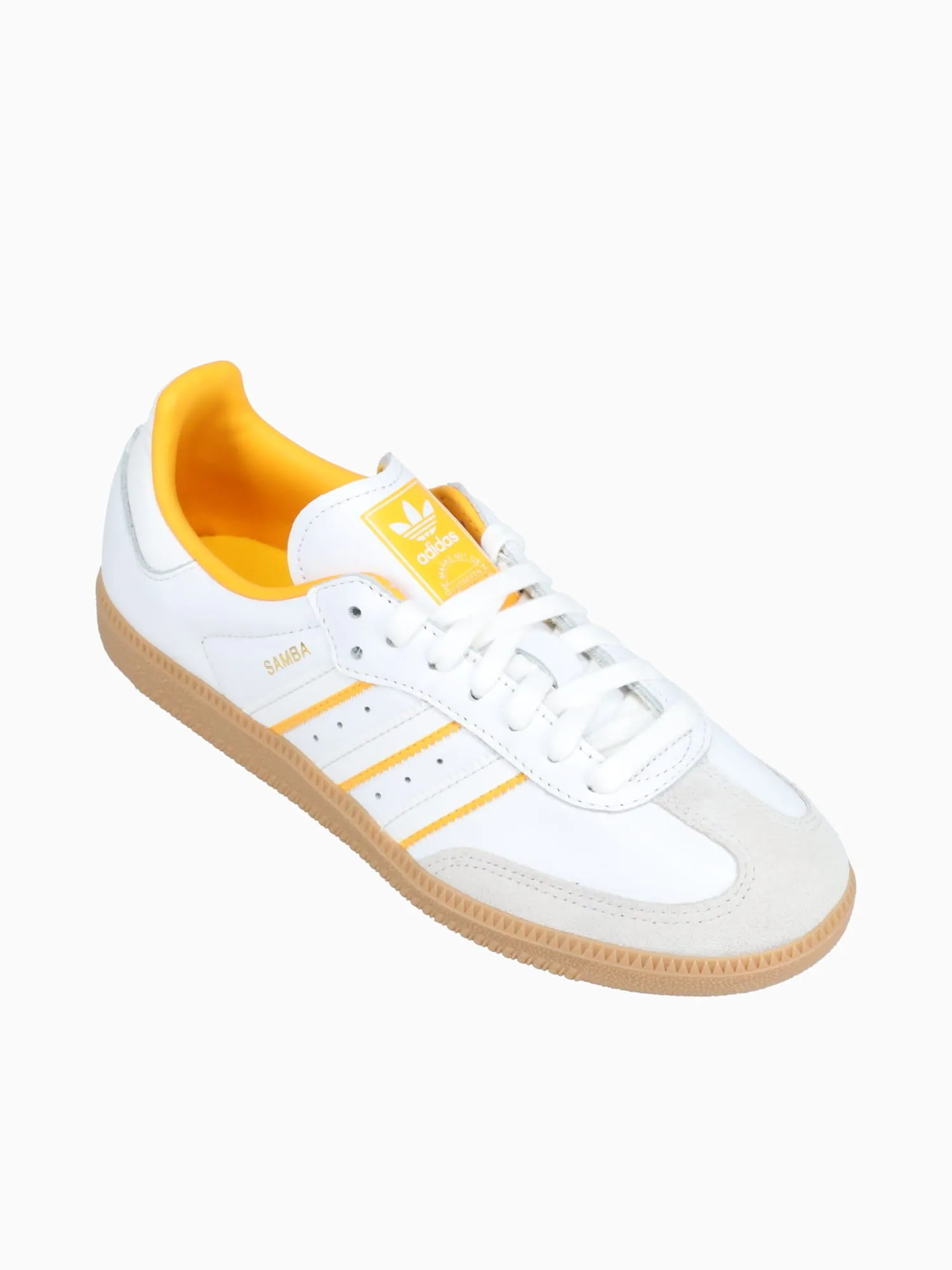 Samba Og White Yellow leather