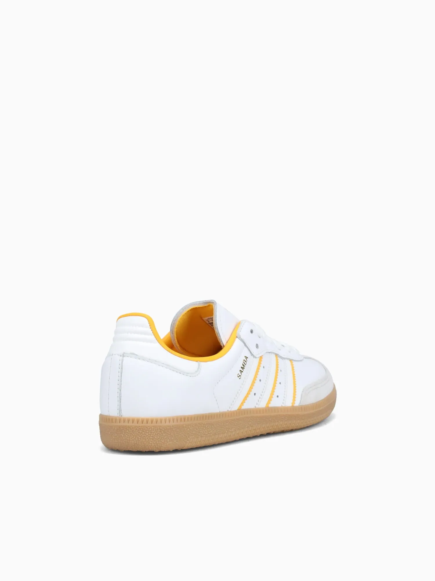 Samba Og White Yellow leather