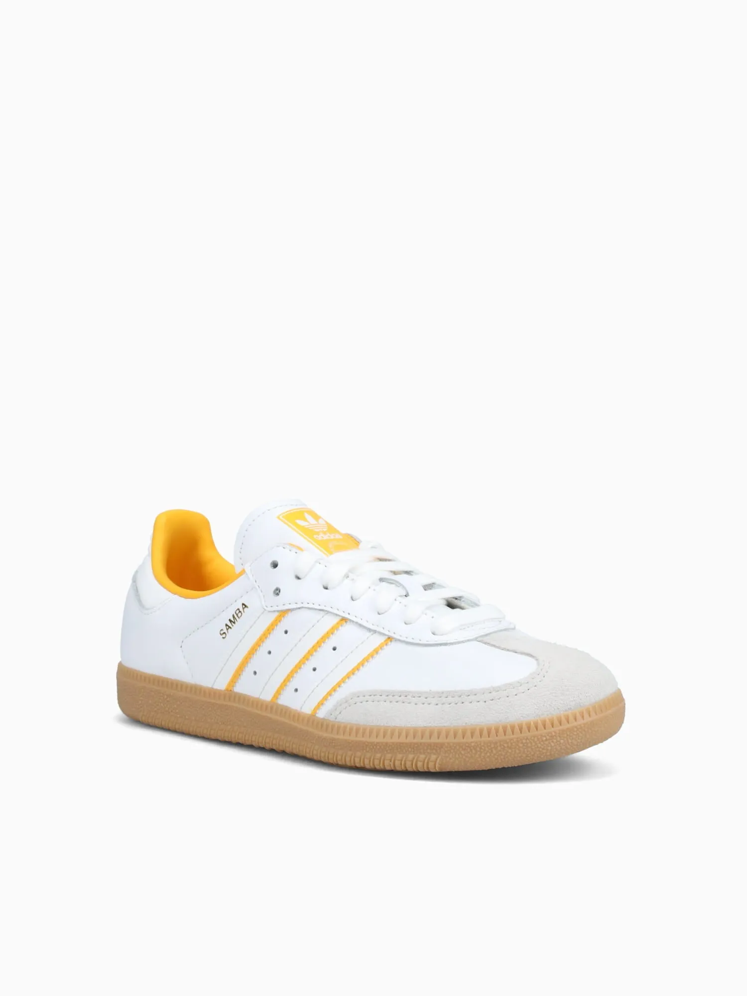 Samba Og White Yellow leather