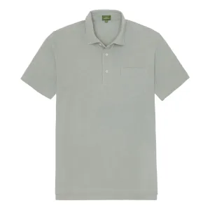 Short-Sleeved Polo Sage Pima Pique