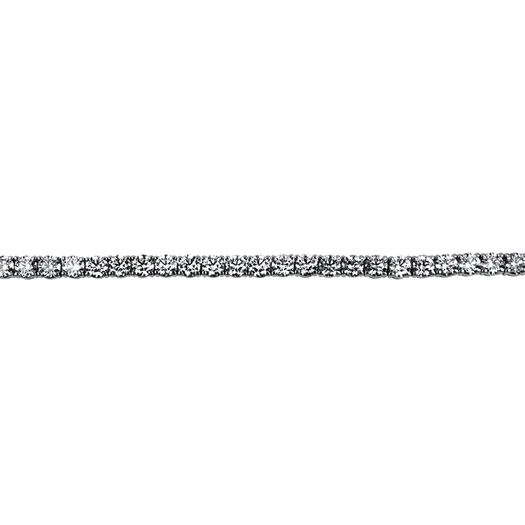 Sincerely Springer's 14k White Gold 10.13ct Diamond Tennis Bracelet