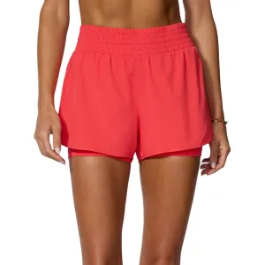 Stride Run Short 3" (Women's) - Hibiscus