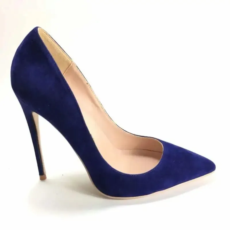 Suede Stiletto Heels: Europe & America Style, Super High Heel