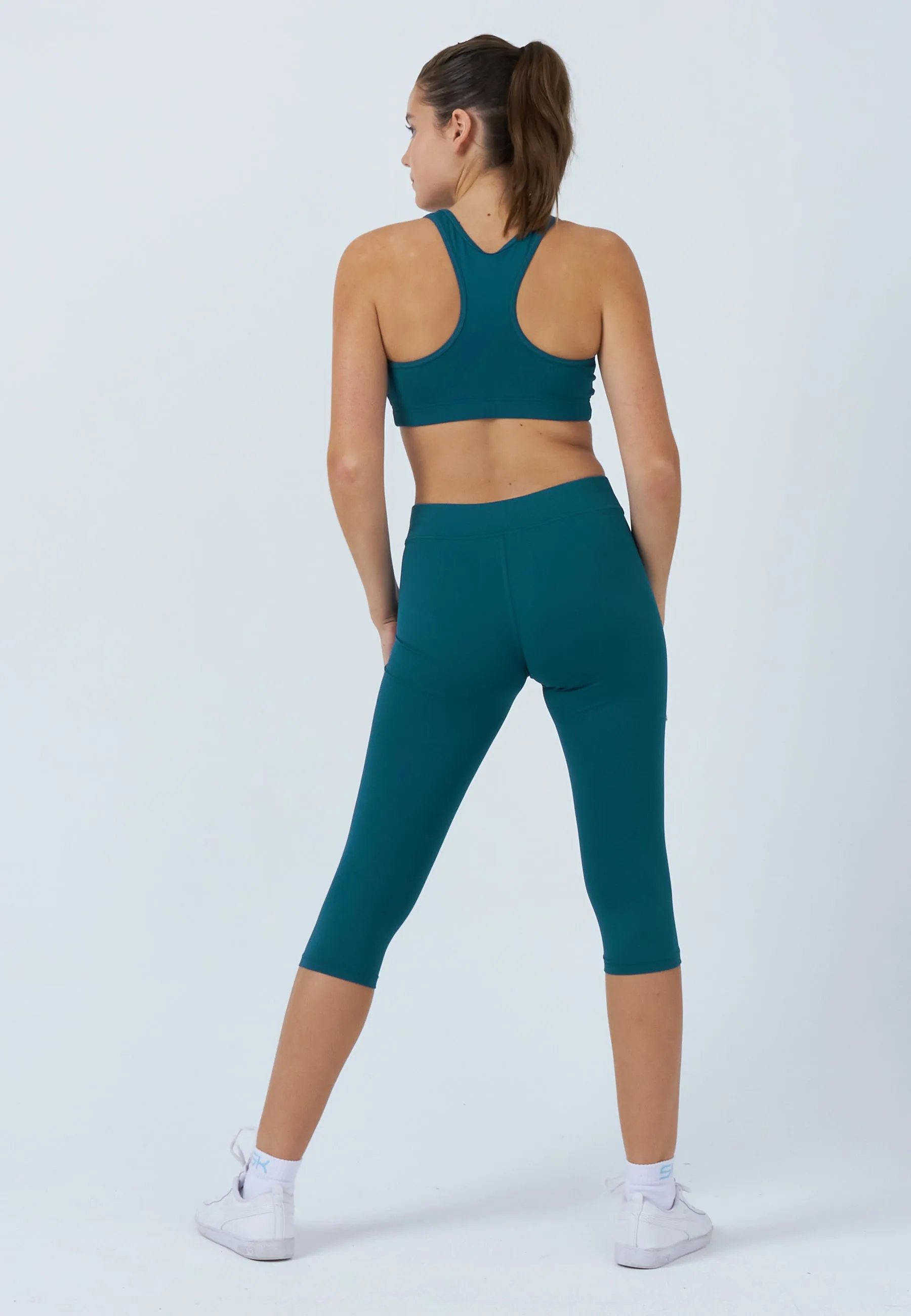 Tennis 3/4 Leggings, dark teal