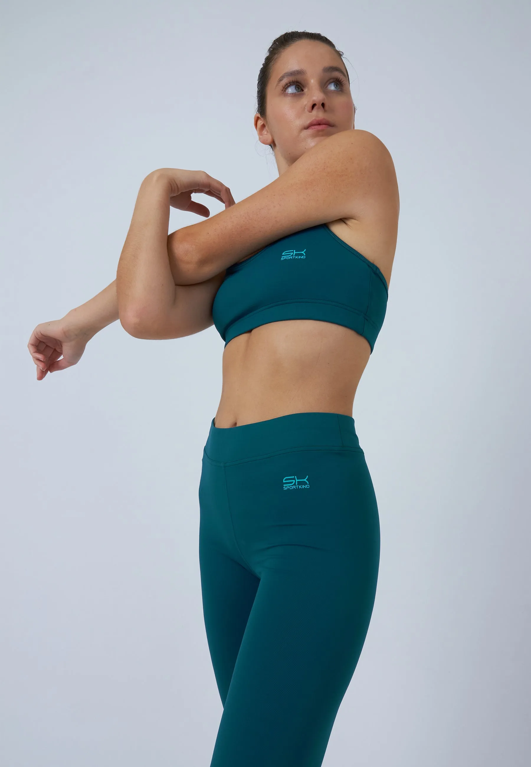 Tennis 3/4 Leggings, dark teal