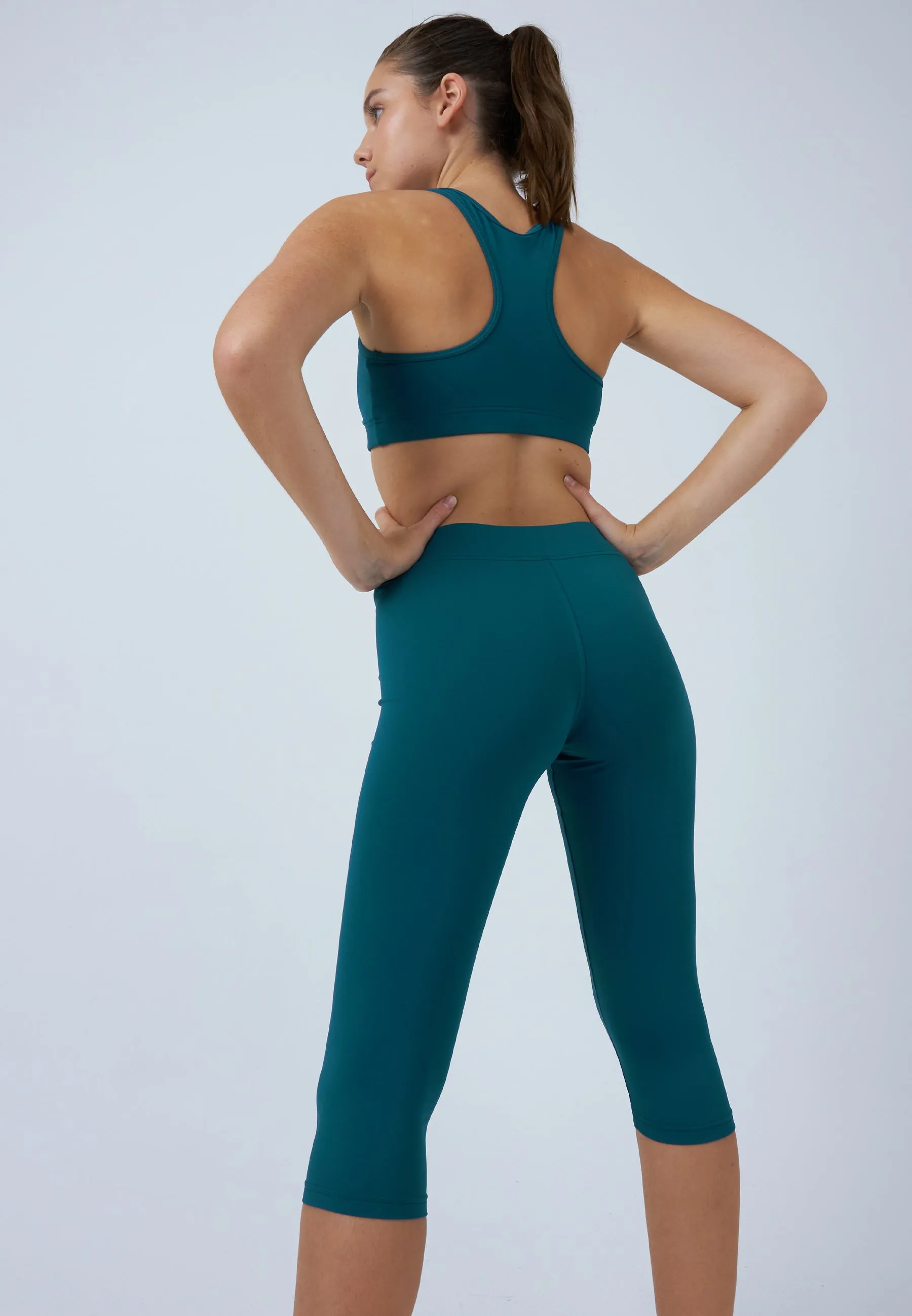 Tennis 3/4 Leggings, dark teal