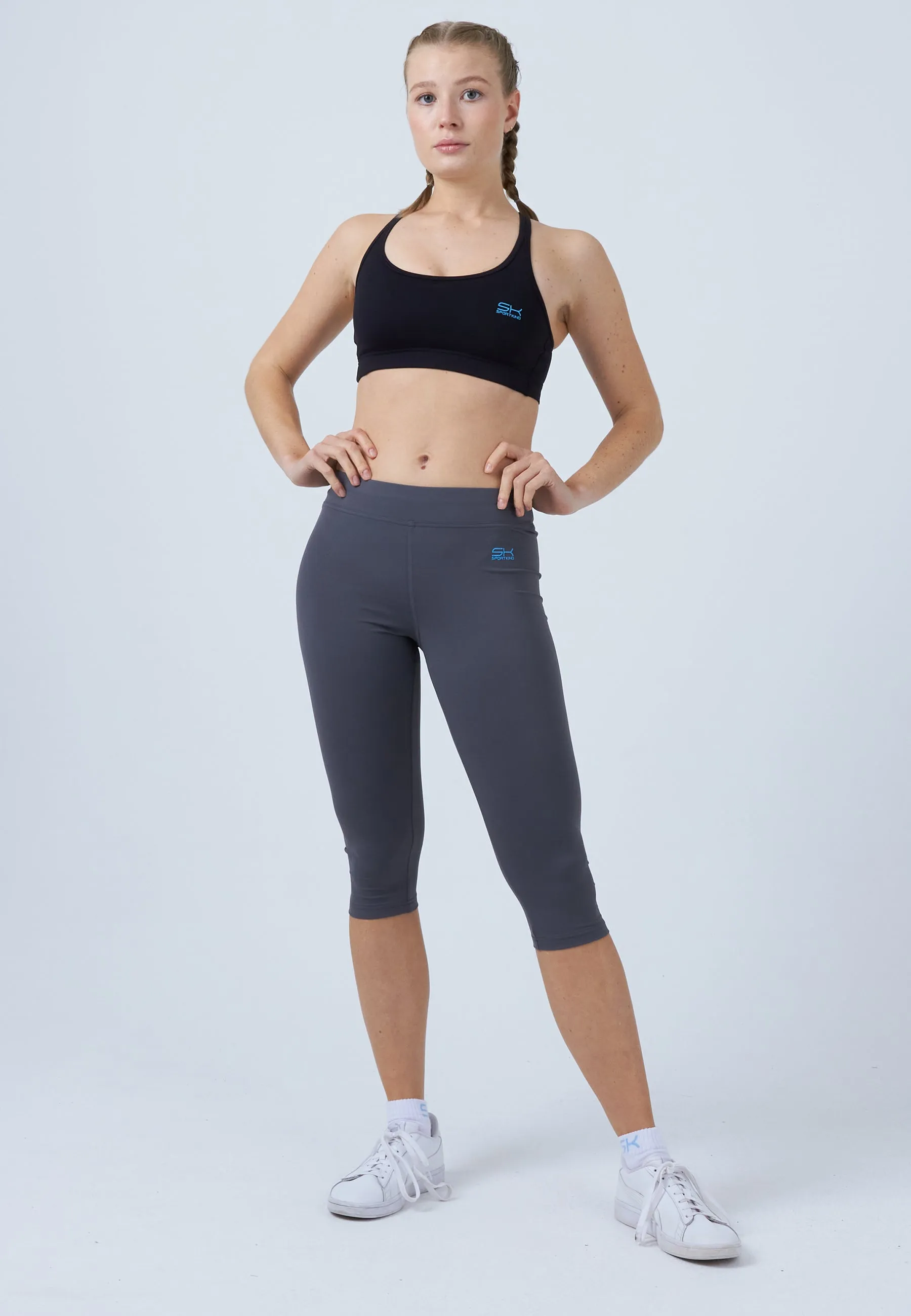 Tennis 3/4 Leggings, grey