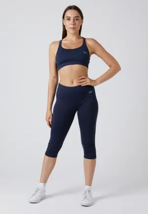 Tennis 3/4 Leggings, navy blue