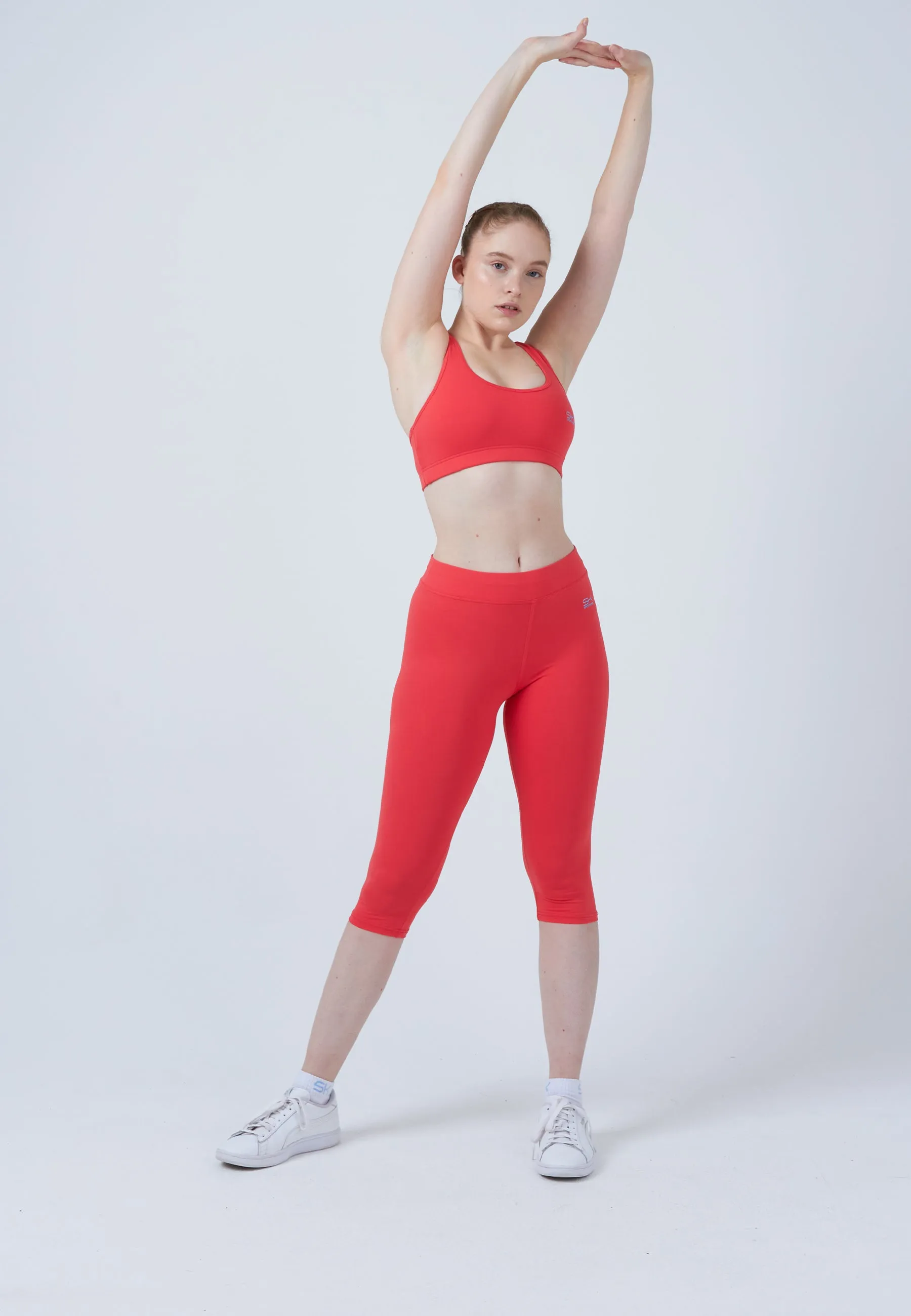 Tennis 3/4 Leggings, peach