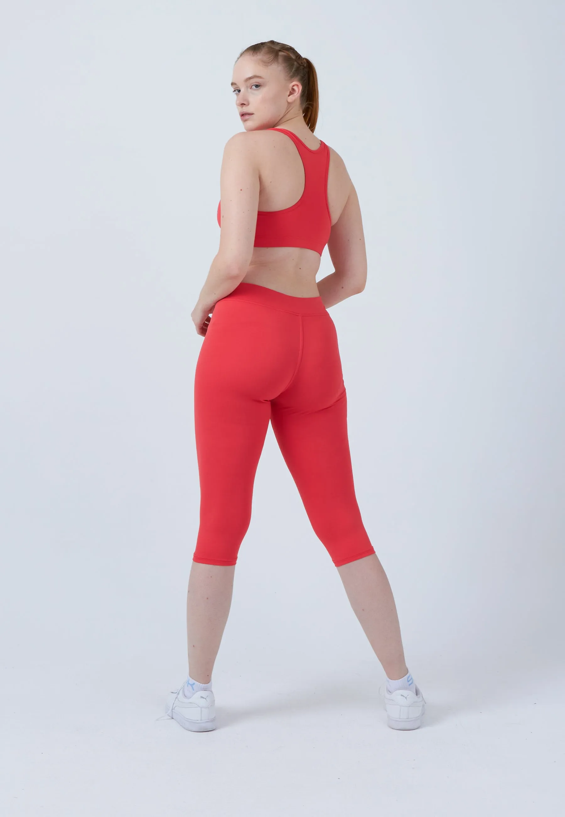 Tennis 3/4 Leggings, peach