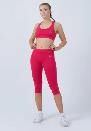 Tennis 3/4 Leggings, pink