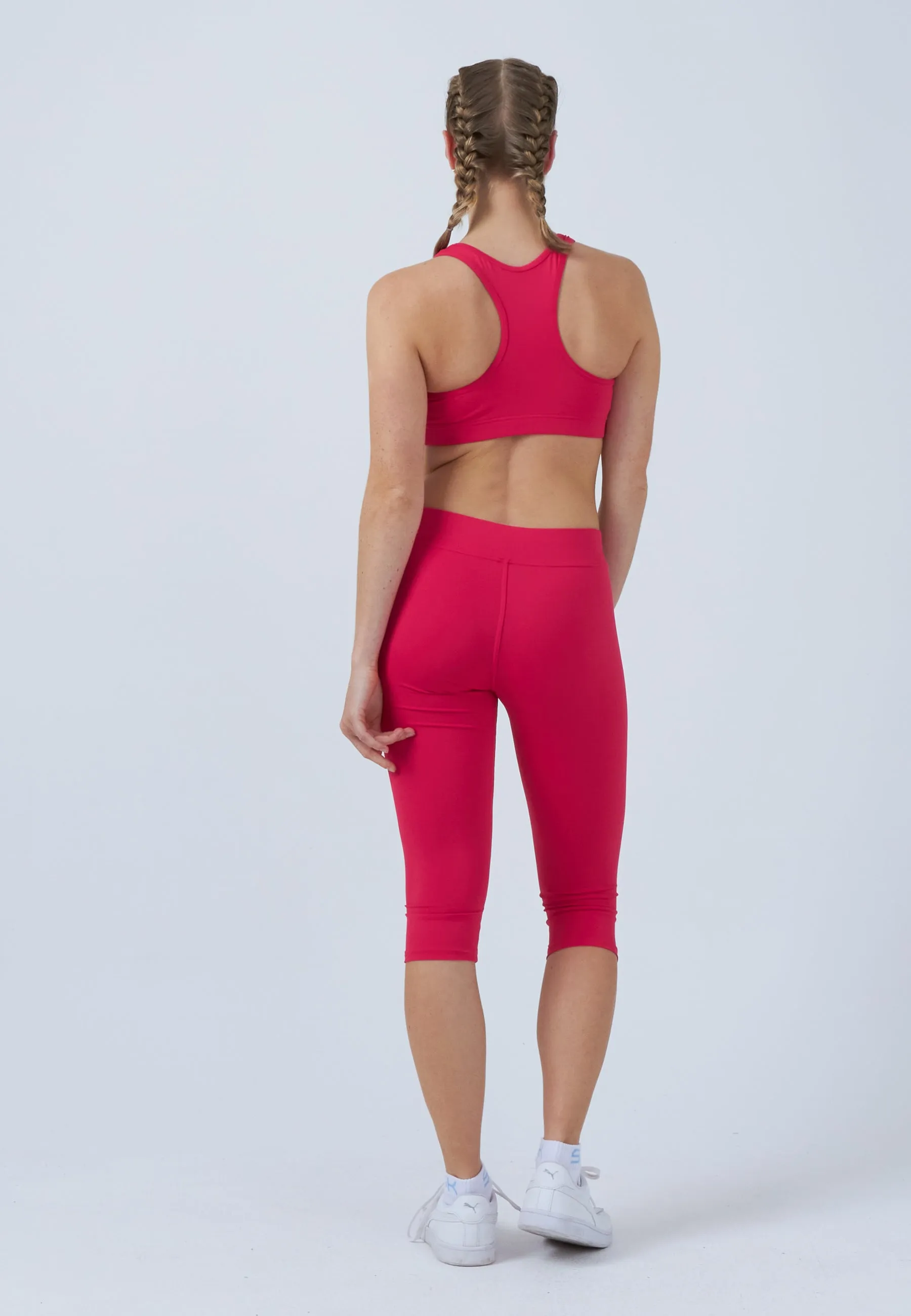 Tennis 3/4 Leggings, pink