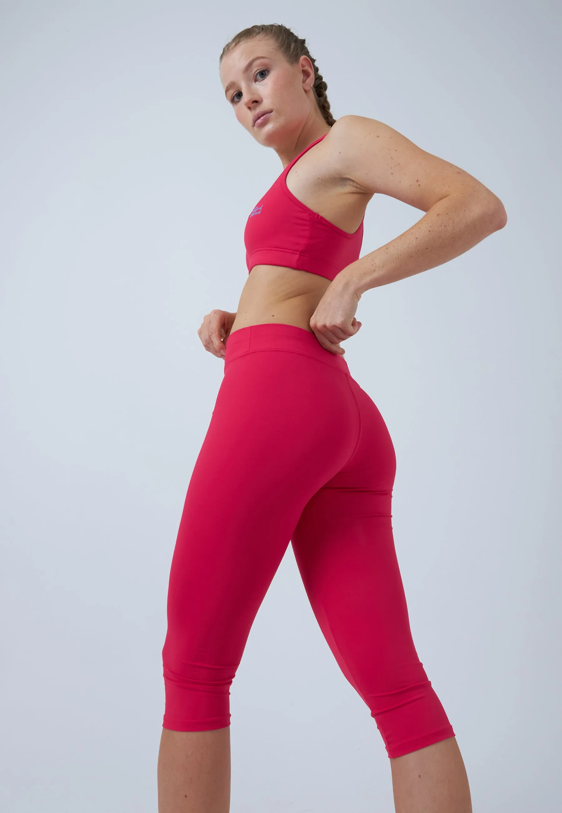 Tennis 3/4 Leggings, pink