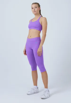 Tennis 3/4 Leggings, purple