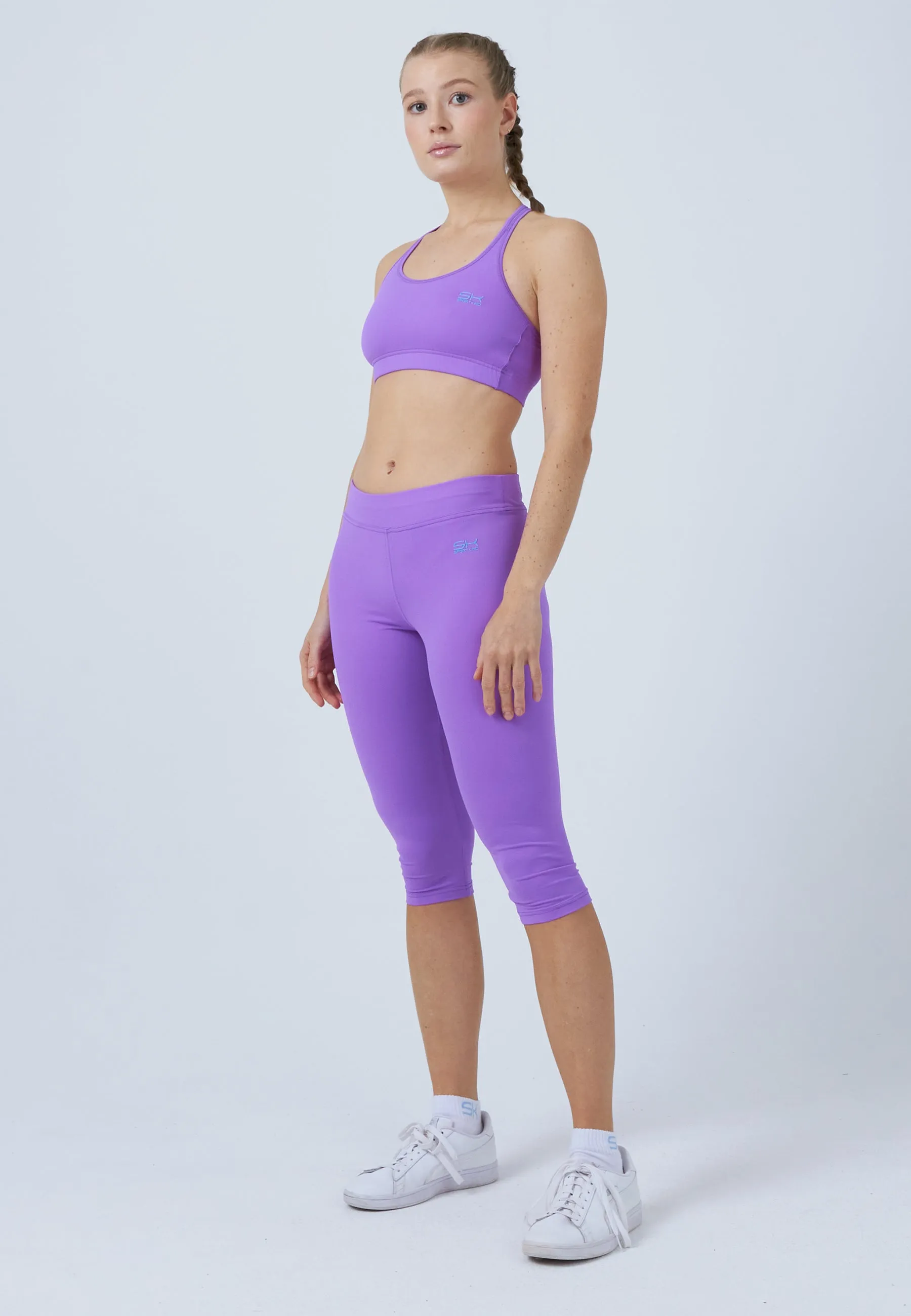 Tennis 3/4 Leggings, purple